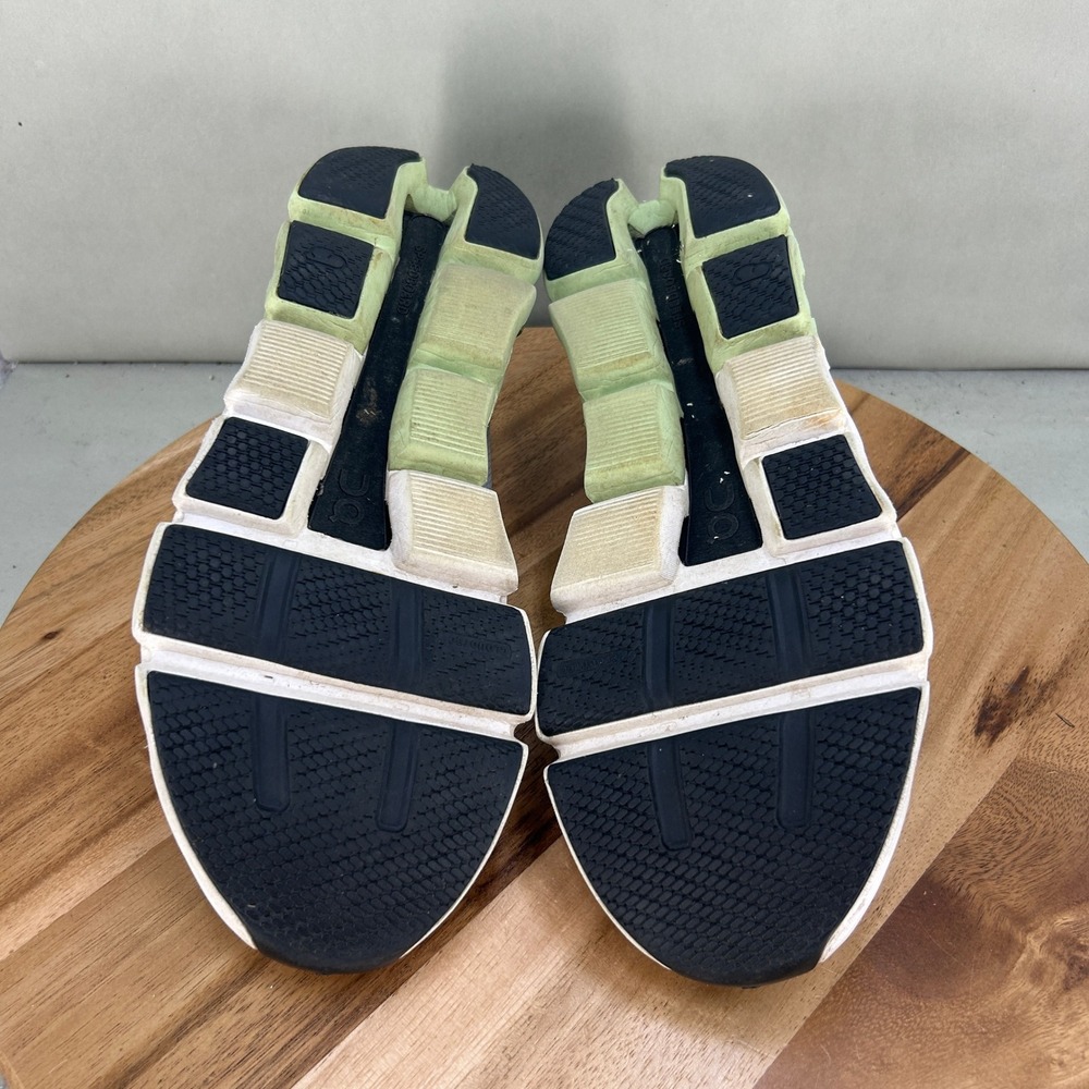 On Cloudflyer Mens Running Shoes Grey Lime Green Cushioned Comfort Size 12.5 - Picture 7 of 8